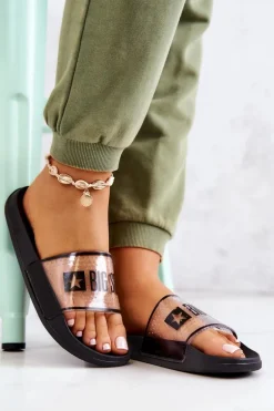 Klapki Damskie Big Star JJ274639 Czarne