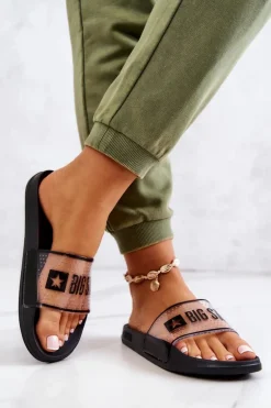 Klapki Damskie Big Star JJ274639 Czarne