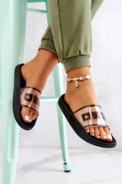 Klapki Damskie Big Star JJ274639 Czarne