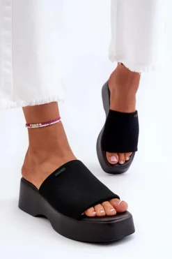 Klapki Damskie Big Star NN274021 Czarne