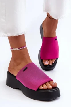 Klapki Damskie Big Star NN274026 Fuksja