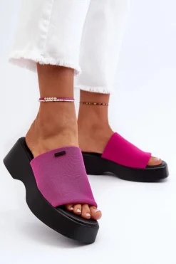 Klapki Damskie Big Star NN274026 Fuksja