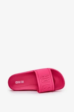 Klapki Damskie Big Star NN274A668 Fuksja