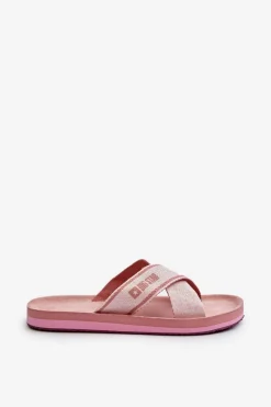 Klapki Damskie Big Star NN274A058 Różowe