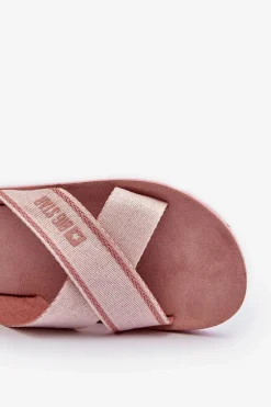 Klapki Damskie Big Star NN274A058 Różowe