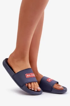 Klapki Damskie Big Star OO274039 Granatowe
