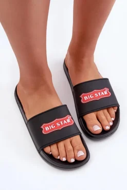 Klapki Damskie Big Star OO274038 Czarne