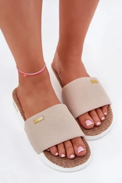 Klapki Damskie Big Star RR274A102 Beżowe