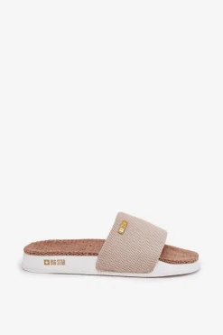 Klapki Damskie Big Star RR274A102 Beżowe