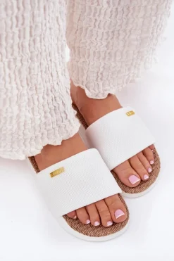 Klapki Damskie Big Star RR274A103 Białe