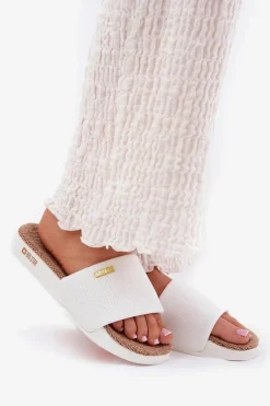 Klapki Damskie Big Star RR274A103 Białe