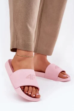 Klapki Damskie 4F 4FRMM00FSLIF010-56S Różowe