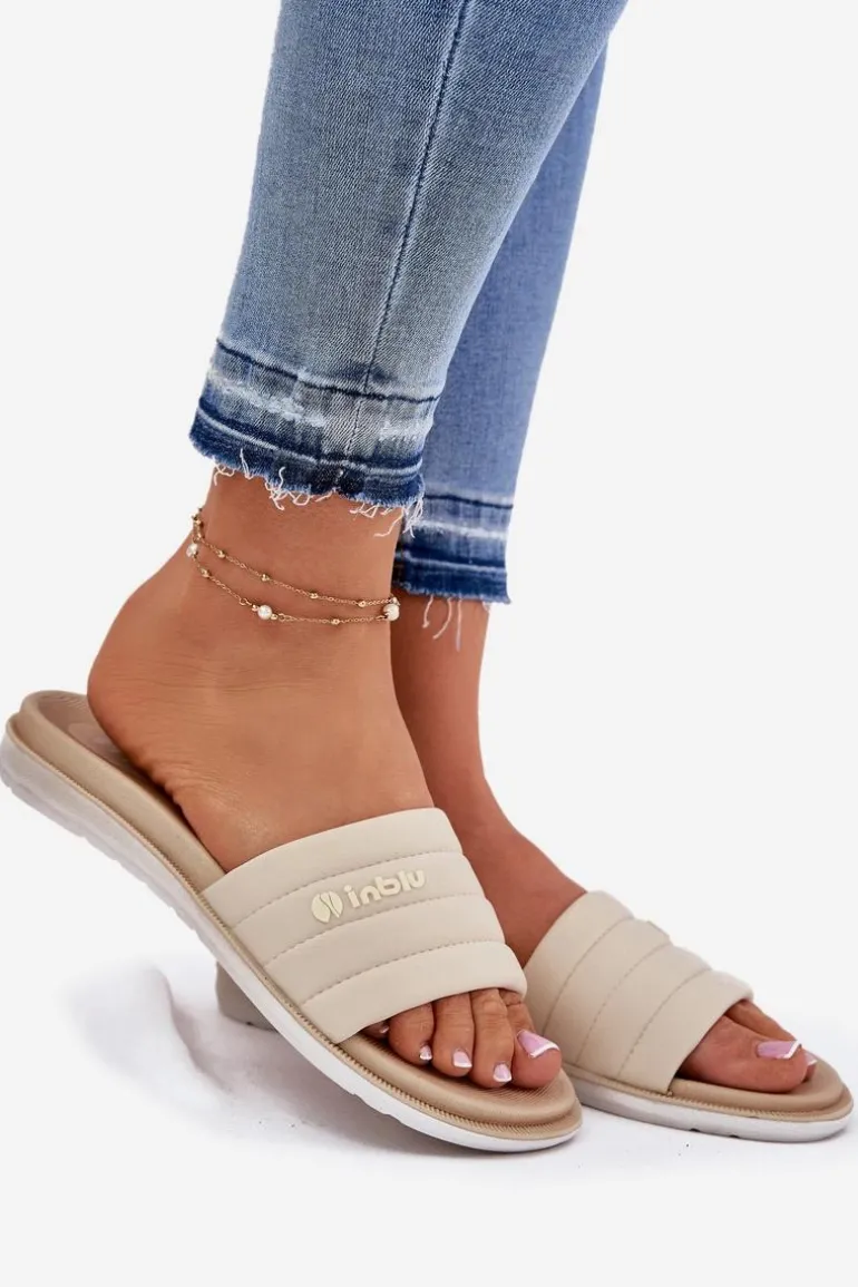 Klapki Damskie Inblu SF000003 Beżowe