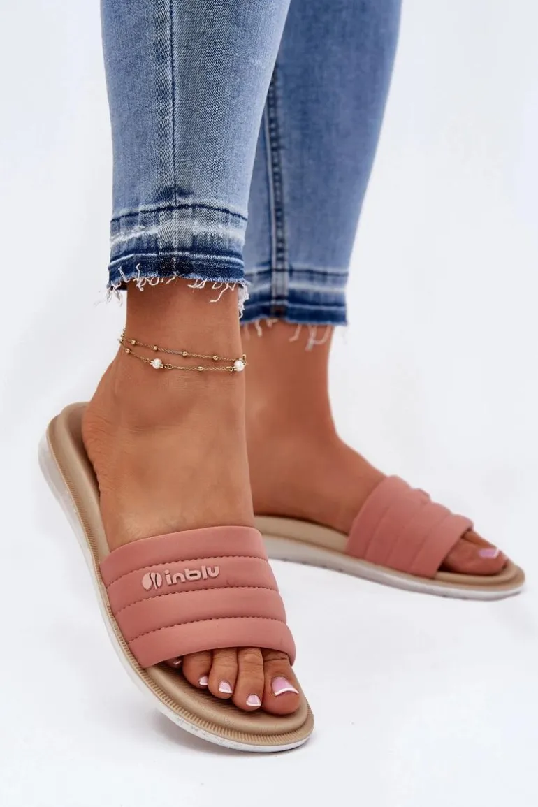 Klapki Damskie Inblu SF000003 Różowe