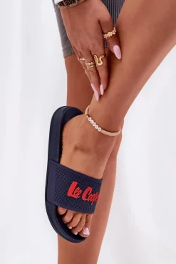 Klapki Damskie Lee Cooper LCW-25-07-3524L Granatowe