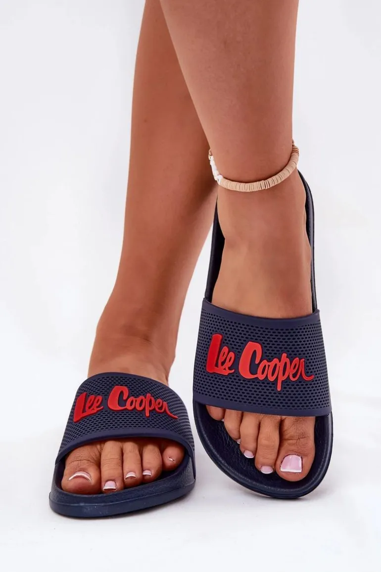 Klapki Damskie Lee Cooper LCW-25-07-3524L Granatowe