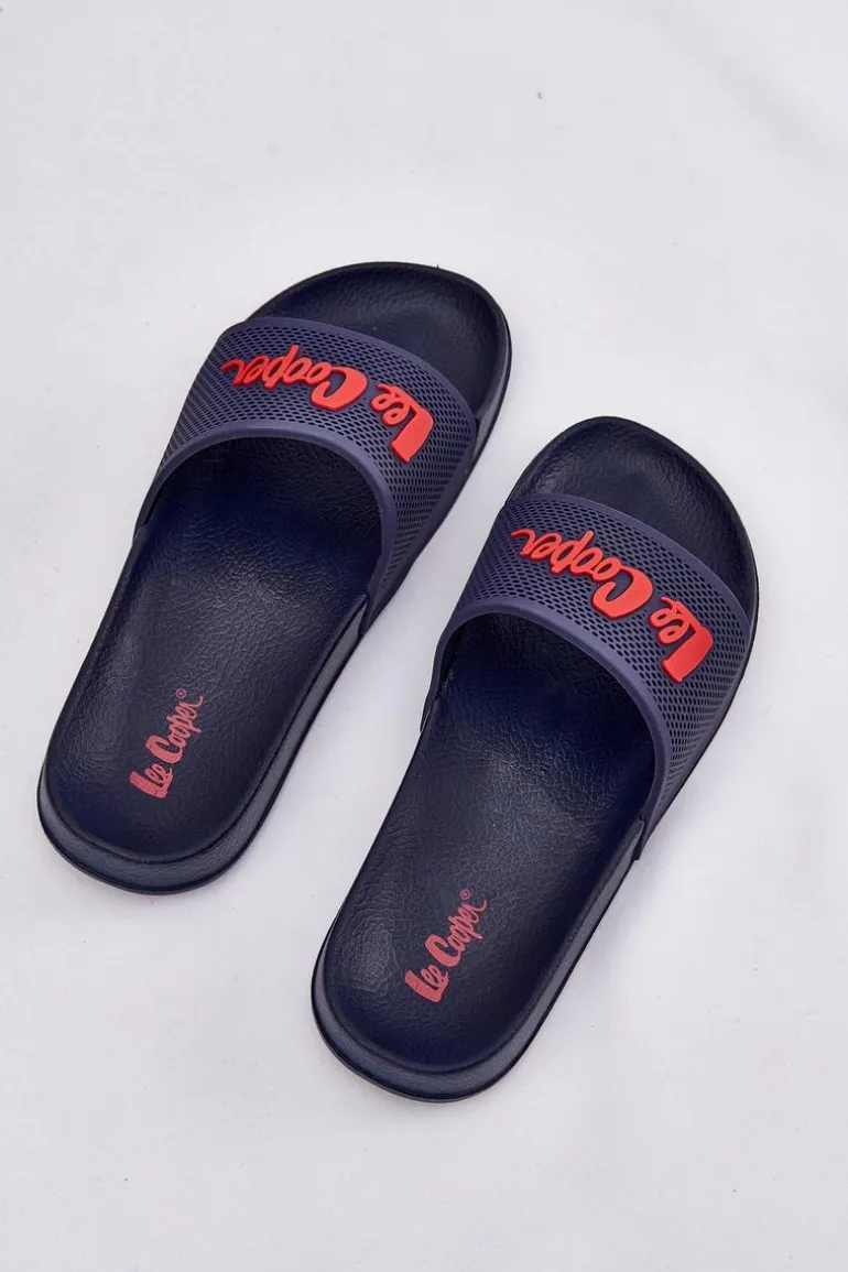 Klapki Damskie Lee Cooper LCW-25-07-3524L Granatowe