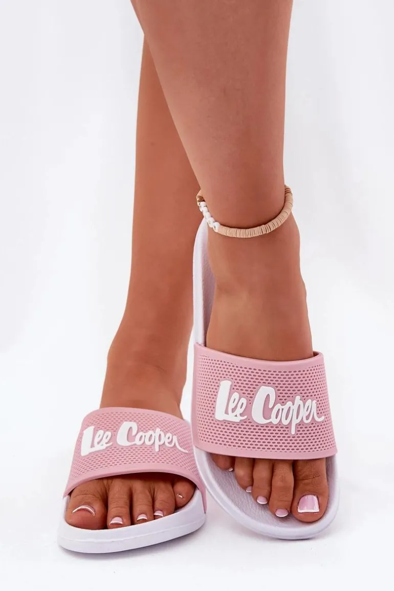 Klapki Damskie Lee Cooper LCW-25-07-3520L Jasnoróżowe