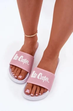 Klapki Damskie Lee Cooper LCW-25-07-3520L Jasnoróżowe