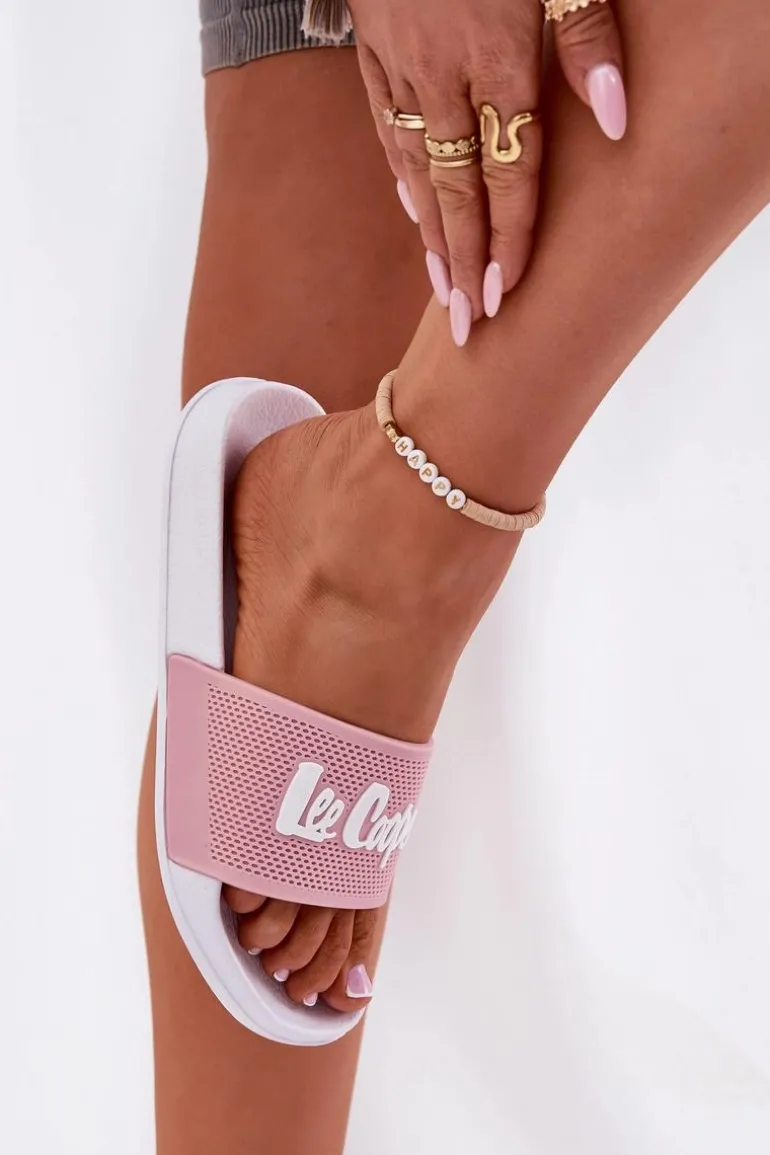 Klapki Damskie Lee Cooper LCW-25-07-3520L Jasnoróżowe
