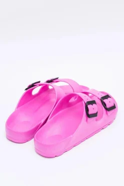 Klapki Damskie Lekkie Ogrodowe Różowe