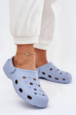 Klapki Damskie Piankowe LEMIGO 806 Niebieskie