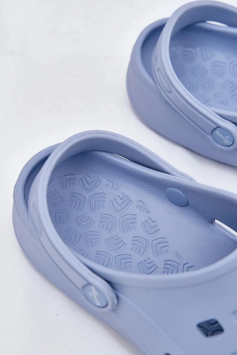 Klapki Damskie Piankowe LEMIGO 806 Niebieskie