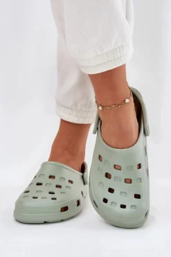 Klapki Damskie Piankowe LEMIGO 806 Miętowe