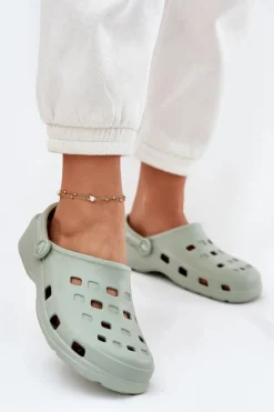 Klapki Damskie Piankowe LEMIGO 806 Miętowe