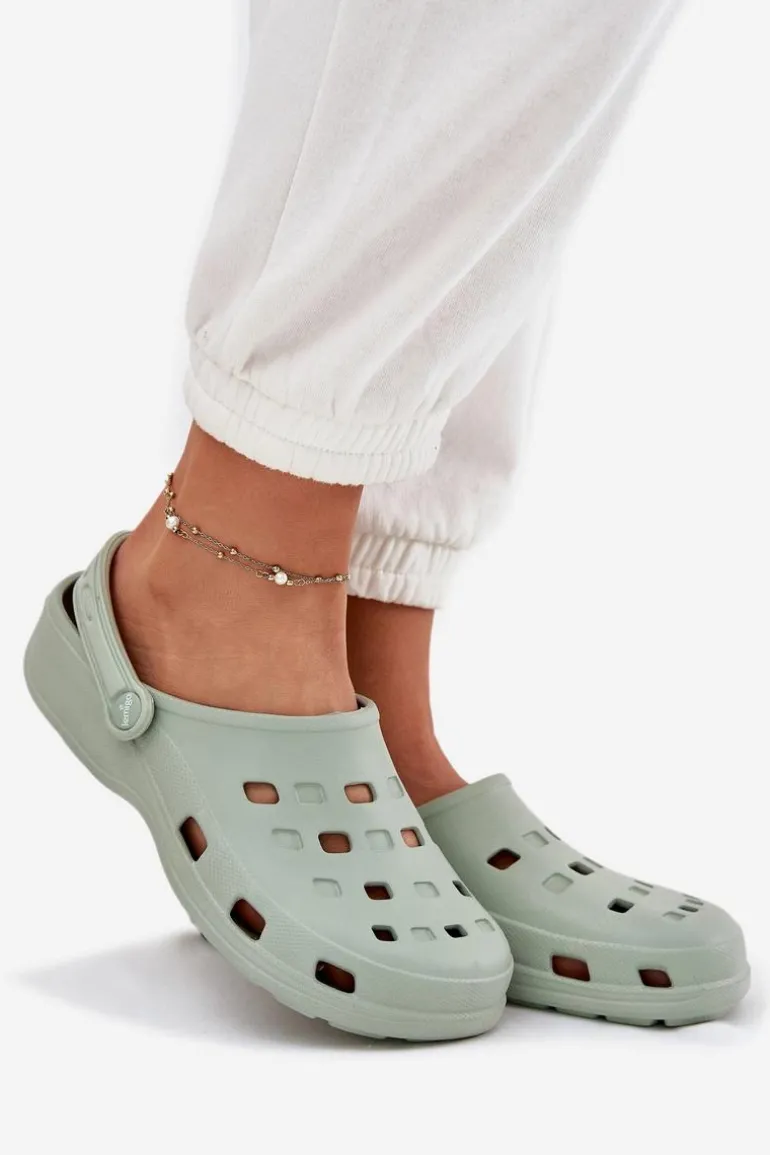 Klapki Damskie Piankowe LEMIGO 806 Miętowe