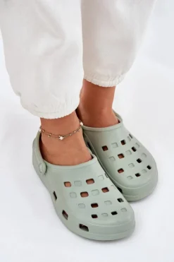 Klapki Damskie Piankowe LEMIGO 806 Miętowe