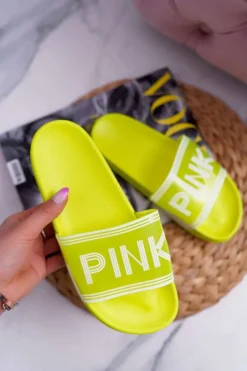 Klapki Damskie Żółte Vrita