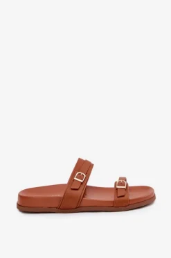 Klapki Damskie Z Klamrami Camel Brinella