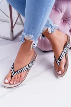 Klapki Japonki Na Korku Lu Boo Zebra