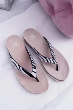 Klapki Japonki Na Korku Lu Boo Zebra