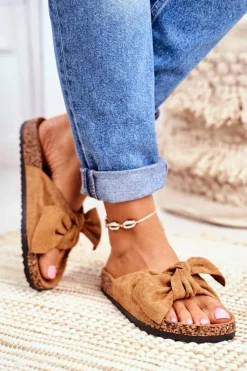 Klapki Na Korkowej Podeszwie Camel Wendy