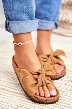 Klapki Na Korkowej Podeszwie Camel Wendy