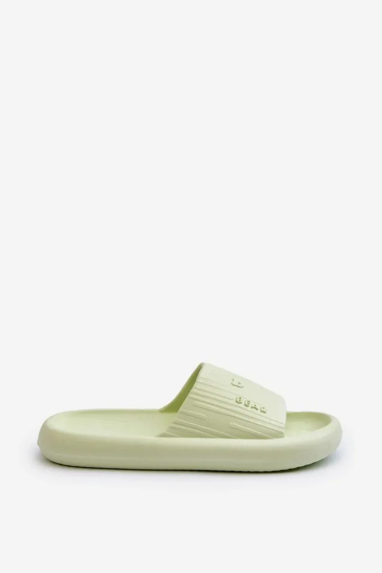 Klapki Piankowe Damskie Lekkie Zielone Fenicva