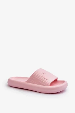 Klapki Piankowe Damskie Lekkie Różowe Fenicva