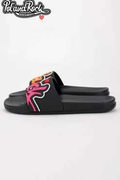 Klapki Pol'and'Rock Festival X Big Star SS174508 Czarne