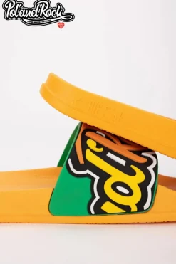 Klapki Pol'and'Rock Festival X Big Star SS174507 Żółte