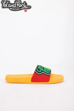 Klapki Pol'and'Rock Festival X Big Star SS174507 Żółte