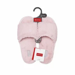 Klapki SOXO różowe z twardą podeszwą