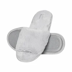 Klapki SOXO szare z twardą podeszwą