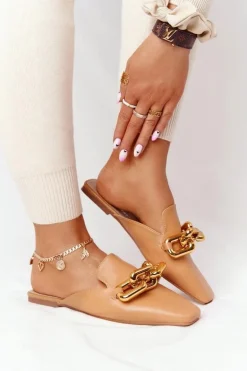 Klapki Z Cholewką I Łańcuchem Camel Call On Me