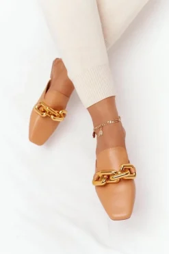 Klapki Z Cholewką I Łańcuchem Camel Call On Me