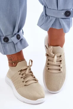 Klasyczne Damskie Buty Sportowe Beżowe Nikilla
