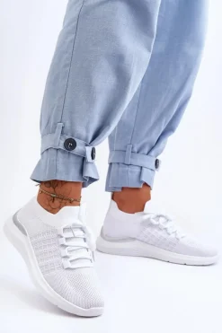 Klasyczne Damskie Buty Sportowe Białe Nikilla