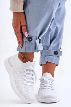 Klasyczne Damskie Buty Sportowe Białe Nikilla