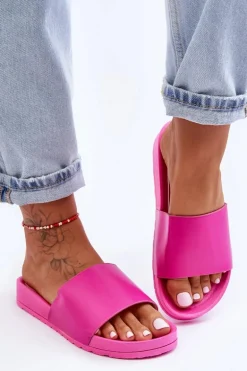 Klasyczne Damskie Klapki Fuksja Rolien